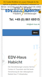 Mobile Screenshot of edv-haus.de
